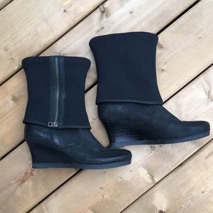 MARC Softwalk leather booties.